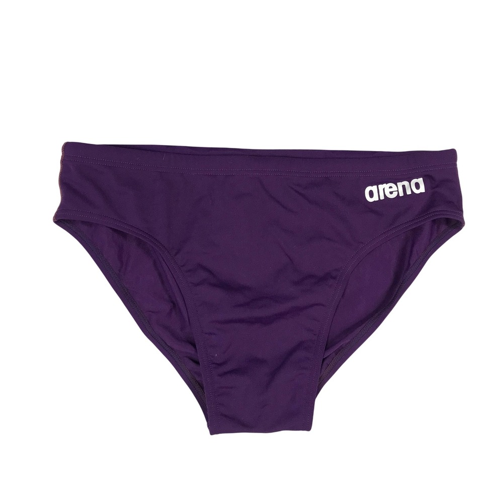 Arena Mens Purple Swim Briefs Athletic Training Trunks Size USA 36